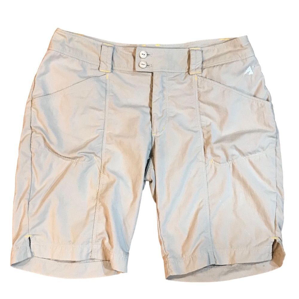 EMS Hiking Shorts Gray Nylon Athletic Track Outdoor Performance Shorts Womens 2